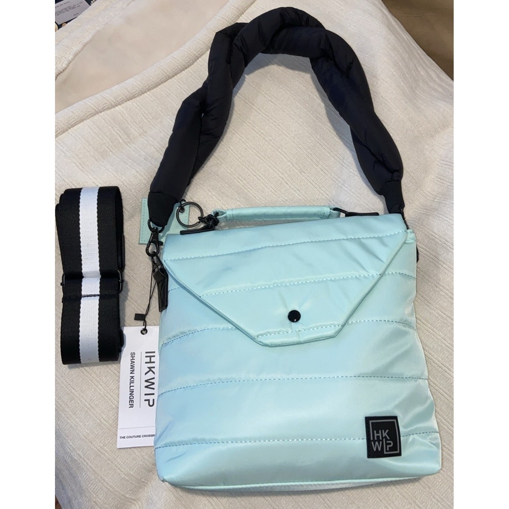 IHKWIP Shawn Killinger Couture Crossbody Convertible Shoulder Bag Frost Teal